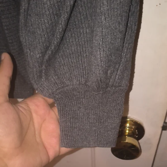 1. State | Charcoal V-Neck Sweater - Picture 3 of 4